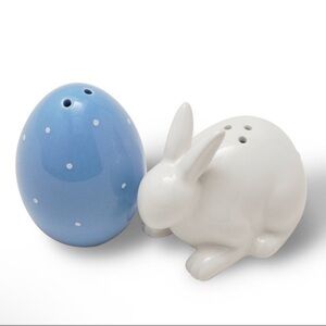 New Target Bullseye Playground Easter Egg & Bunny Salt and Pepper Shakers
